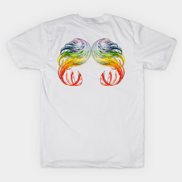 LGBTQ Gay Rainbow Wings by KZK101